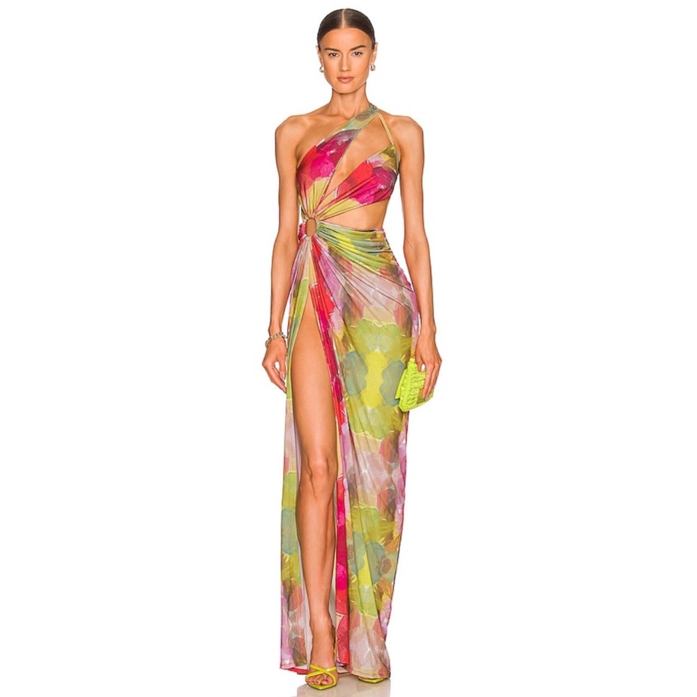 NWT SOLD OUT Mahala Dress in Pink Multi by J. Angelique Size Small